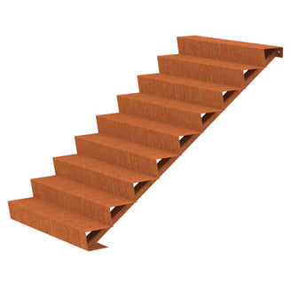 Corten Steel Outdoor Garden Steps (6744057479228)