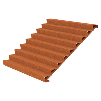 Corten Steel Outdoor Garden Steps (6744057479228)