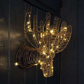 Gold Wire Moose Head (4651169022012)