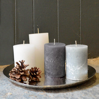 Rustic Pillar Candles (4649094021180)