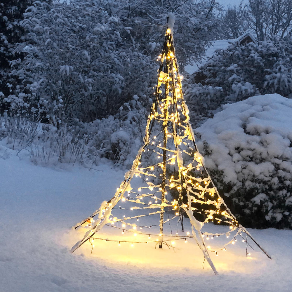Buy Outdoor 3D Illuminated Static Light Christmas Trees — The Worm that ...