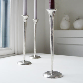 Aluminium Fluted Candlestick (4651968102460)