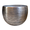 Aluminium Large Ribbed Finished Planter (4649523871804)