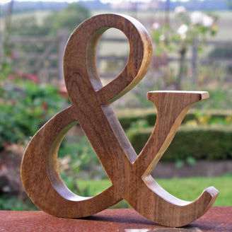 Wooden Ampersand (4647961067580)