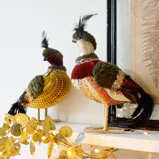 Baroque Partridge Birds - Set of 2 (4653379321916)