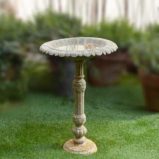 Vintage Style Cast Iron Birdbath (4649475506236)