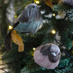 Feathered Finches Tree Decorations (4653377945660)