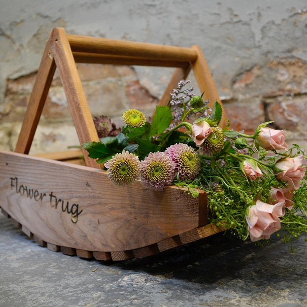 Wooden Flower Trug (4651969249340)