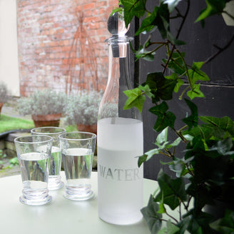 Frosted Glass Water Decanter (4649672998972)