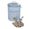 Galvanised Bird Food Tin (4649125118012)