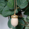 Glitter Gold Wooden Hanging Acorn - Set of 18 (7161272303676)