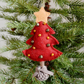 Hanging Felt Christmas Trees (4650078142524)