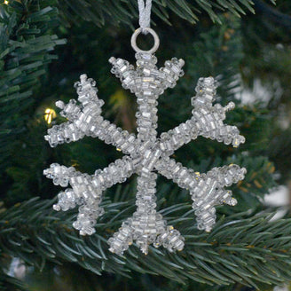 Hanging Glass Bead Snowflake (4648586707004)