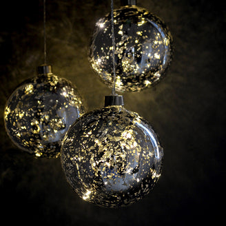 Silver Mercury Hanging LED Baubles (4651125899324)