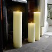 Tall Ivory LED Church Candle (4651955257404)