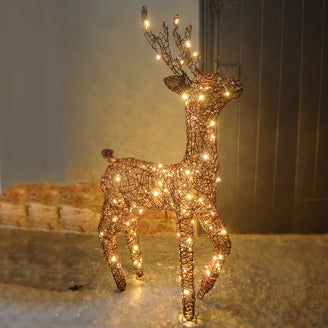 Illuminated Outdoor LED Reindeer (4647972929596)