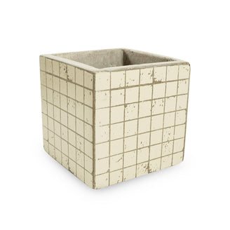 Mosaic Square Pots Black & White (6555892252732)