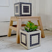 Mosaic Square Pots Black & White (6555892252732)