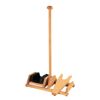 Oak Boot Scraper with Boot Jack (4649121153084)