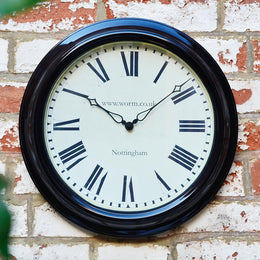 Personalised Lascelles Outdoor Station Clock