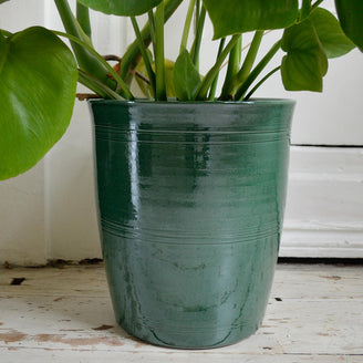 Rich Green Glazed Indoor Pots (4651951751228)