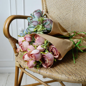 Rose and Hydrangea Mixed Arrangement (6584052449340)