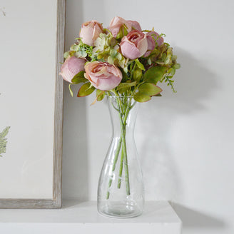 Rose and Hydrangea Mixed Arrangement (6584052449340)