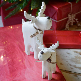 White Wooden Reindeers (4649568174140)