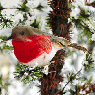 Winter Robin with Clip (4649075015740)