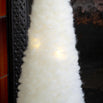 Winter White Faux Fur Cone Tree (7155736313916)