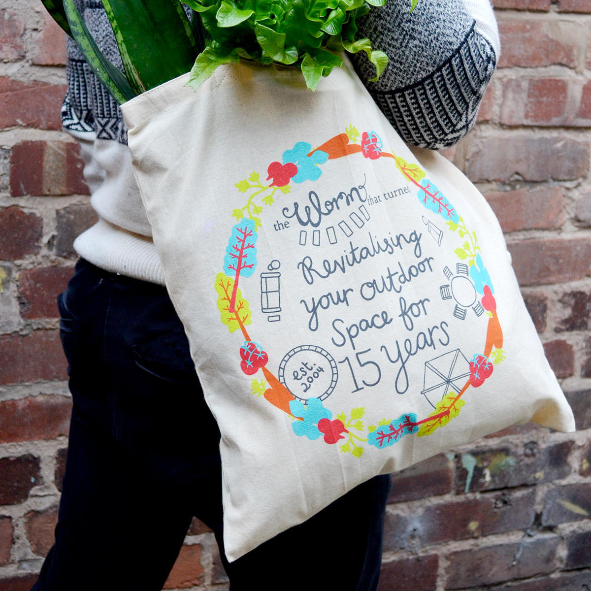 Buy Anniversary Tote Bag — The Worm That Turned Revitalising Your