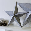 Zinc Metal Christmas Stars (7152919445564)