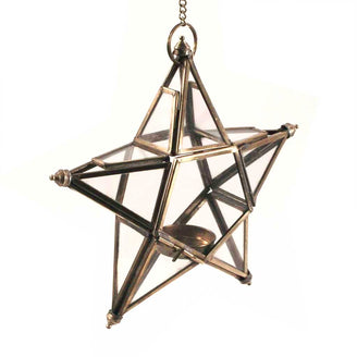 Kasbah Brass Star Lantern (4646937460796)