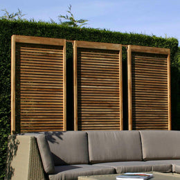 Trans Teak Outdoor Screen