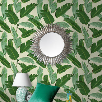 Banana Leaves Feature Wallcovering (4651961909308)