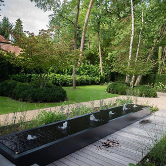 Aluminium Water Rill Features with Fountain (4650769875004)