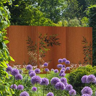 Set of Decorative Lasercut Corten Panels (4653744422972)