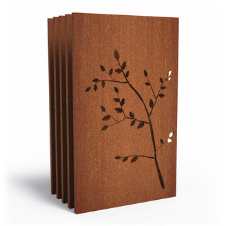 Set of Decorative Lasercut Corten Panels (4653744422972)