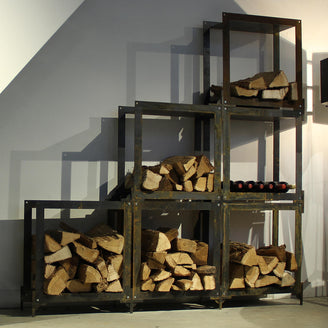 Modular Corten Storage Cube (7015012597820)