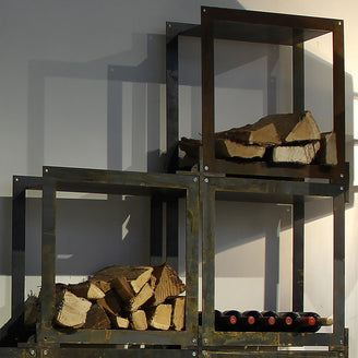 Modular Corten Storage Cube (7015012597820)