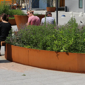 Retaining Walls Corten - Outside Curve (7143706853436)