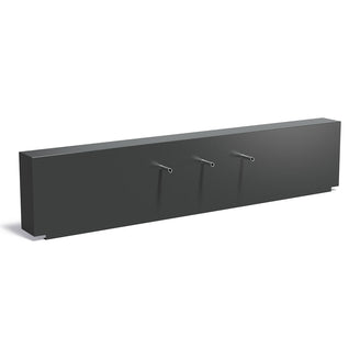 Pond Wall Fixed with 3 Spouts - Black Grey Aluminium (7128482349116)