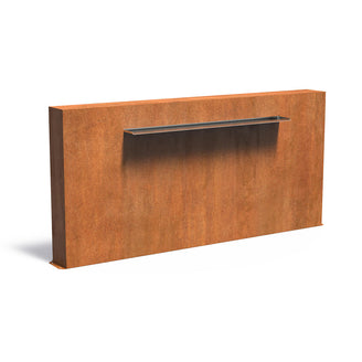 Pond Water Wall Free Standing with Water Blade - Corten (7128166629436)