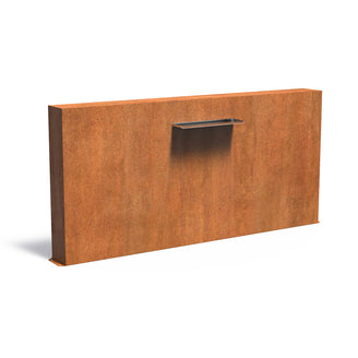 Pond Water Wall Free Standing with Water Blade - Corten (7128166629436)