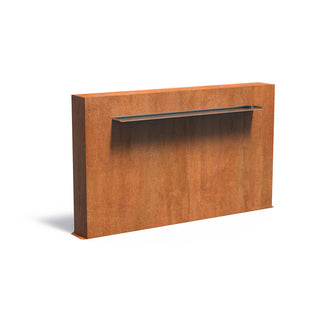 Pond Water Wall Free Standing with Water Blade - Corten (7128166629436)