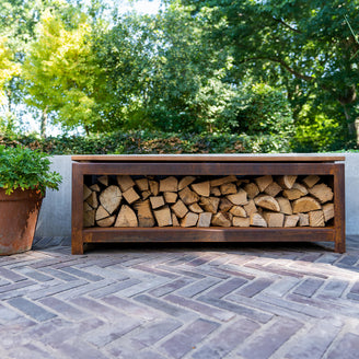 Steel Log Store Benches (4650766041148)