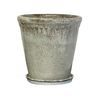 Lacepot Edged Glazed Plant Pot Mixed Blues (7138279784508)