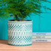 Moroccan Blue Plant Pot (6960231972924)