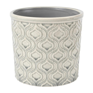 Venetian Moorish Grey Plant Pot (6960229351484)