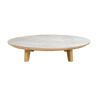 Aspect  Round Teak Coffee Table Base (6774471917628)